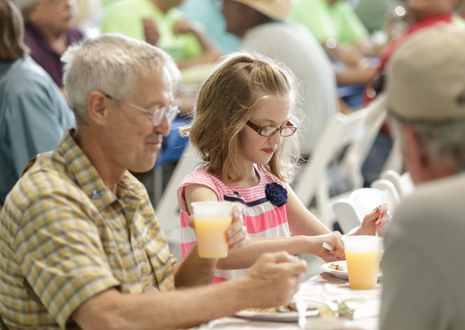 Pancake breakfasts are fun for all ages.