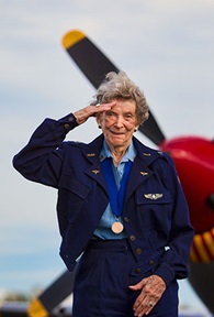 Bernice Haydu, seen here in an AOPA file photo, was among the recipients of the FAA Master Pilot Award at Sun 'n Fun.