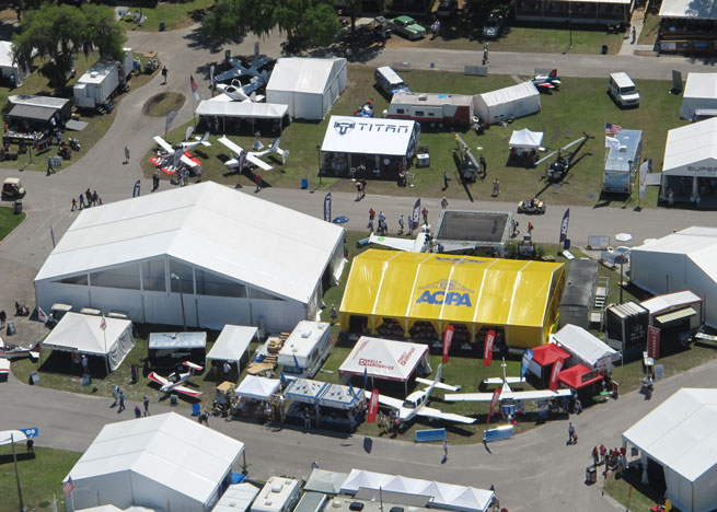 AOPA expanded its campus and moved to a new location for Sun 'n Fun 2014.