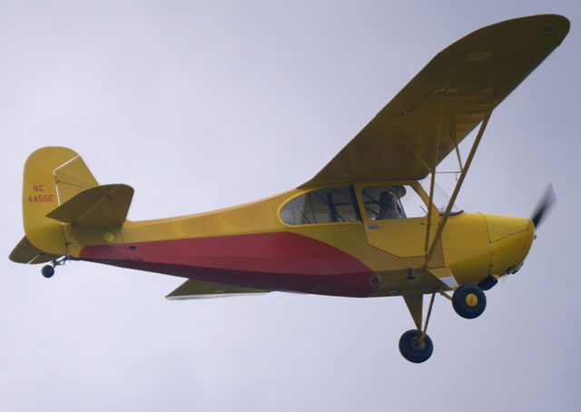 Scoggins re-enacts his first solo on Aug. 24, 2014.