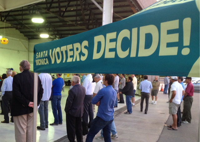 Santa Monica residents believe they should be able to decide the fate of the airport, in order to save it.