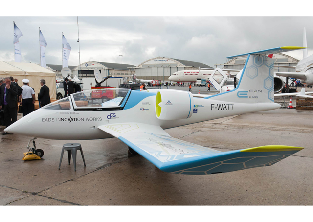 Daher-Socata has signed a contract with Airbus Group’s VoltAir subsidiary to design, develop, and certify the electrically powered E-Fan 2.0 aircraft. Photo by Droop.