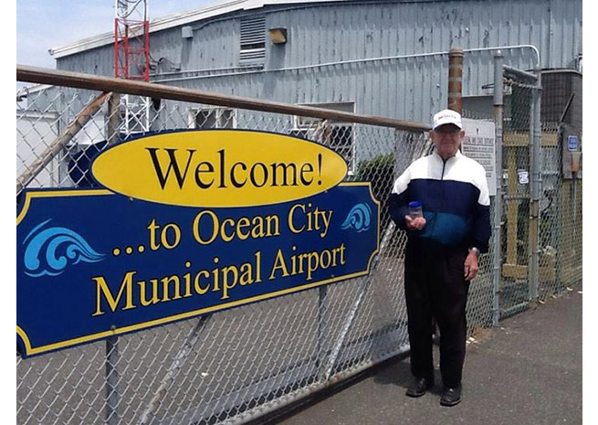 Ocean City, N.J., was the eastern end of Rodney and Paul Bowers’ “Ultimate Cross Country.” Photo courtesy of Paul Bowers.