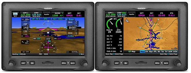 The 7-inch G3X Touch display offers an option for pilots of experimental and light sport aircraft where panel space is a concern.