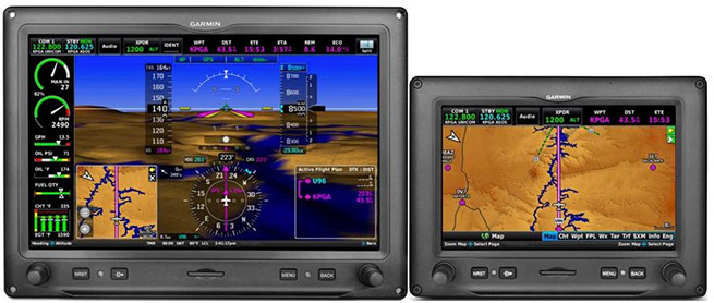 The 7-inch G3X Touch display may be paired with the 10.6-inch display.