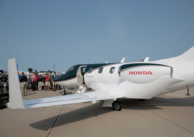 The first production HondaJet