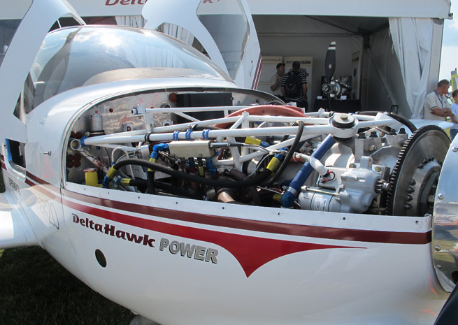 DeltaHawk flew a diesel-powered Cirrus SR20 to EAA AirVenture.