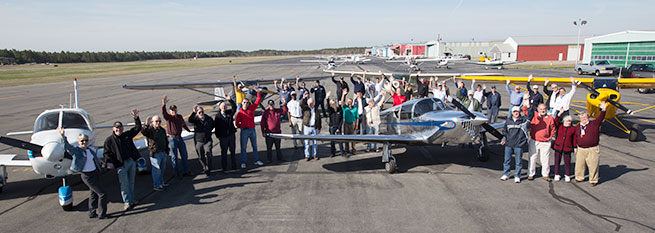 The pilots of PYM welcome AOPA to their airport for the July 12 Fly-In.