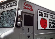 Sweet Tomatoes Pizza Truck, courtesy of the proprietors. 