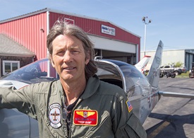 Rhon “Spanky” Manor, Air Combat USA staff pilot. 