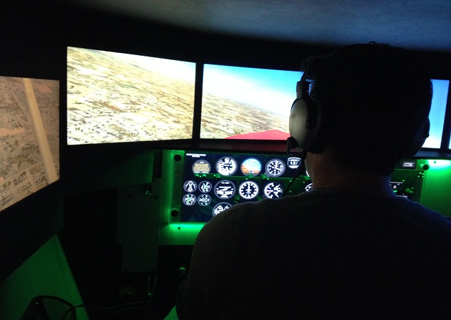 Global Flight Research's Redbird FMX simulator