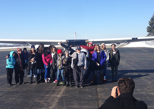 Women of Aviation Worldwide Week in Ann Arbor, Mich.