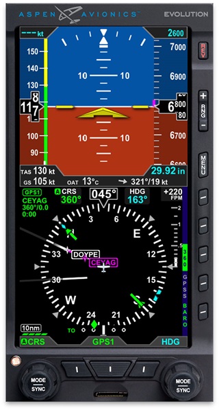 Aspen Avionics introduced a new VFR primary flight display at the Aircraft Electronics Association convention.