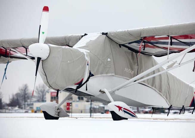 Pre-heating your aircraft is important in cold weather.