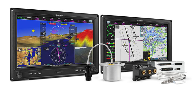 Aircraft owners can install up to three G3X Touch displays in their panel. Photos courtesy of Garmin.