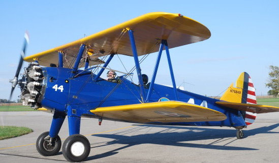 Commemorative Air Force Boeing PT-17 Stearman Kaydet. Photo by Mike Meister.