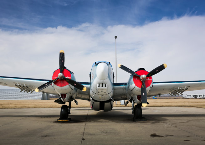 The American Military Heritage Foundation's Lockheed PV-2 Harpoon is based at Indianapolis Regional Airport.