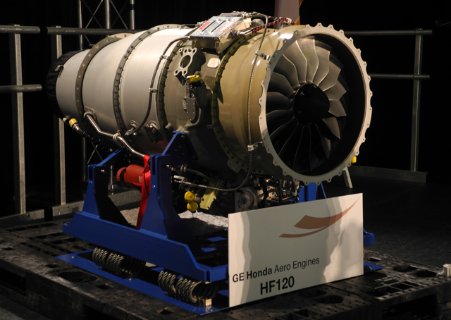 Completion of its engine manufacturing facility in Burlington, North Carolina, allows Honda to deliver the HondaJet's HF120 turbofan engine.