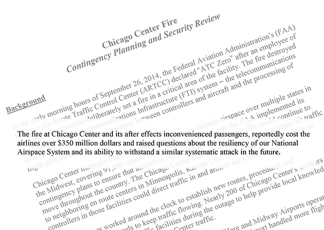 The FAA plans to automate many of the procedures implemented manually after Chicago Center was taken offline by arson Sept. 26, and provided a few details in a five-page report released Nov. 24. 