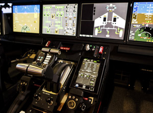 The G500 and G600 cockpits feature Honeywell’s new Symmetry Flight Deck. Photo by Stephanie Lipscomb.