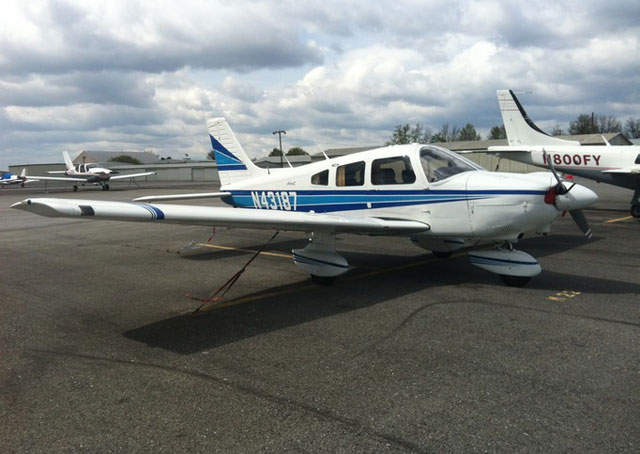 The Frederick Aero Club owns this Piper Archer II.