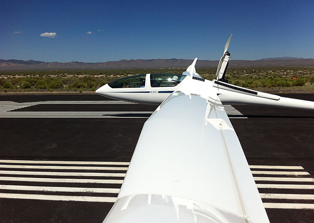 Perlan Project pilots logged some impressive flights in this DG-1001M self-launching glider. Photo courtesy of Perlan Project.