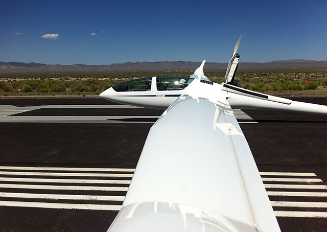 Perlan Project pilots logged some impressive flights in this DG-1001M self-launching glider. Photo courtesy of Perlan Project.