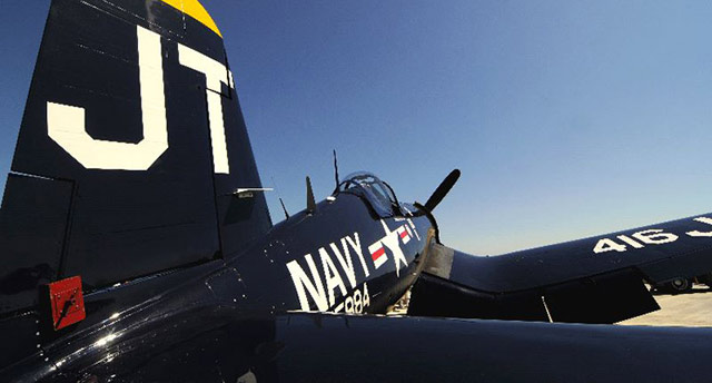 Vought F4U Corsair. Photo by Mike Collins.