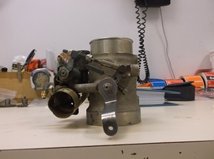 Throttle metering valve before IRAN. Photo courtesy of Jeff Simon.