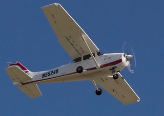 Sherry Rosenkranz flies a go-around over Plant City Municipal Airport April 22. 