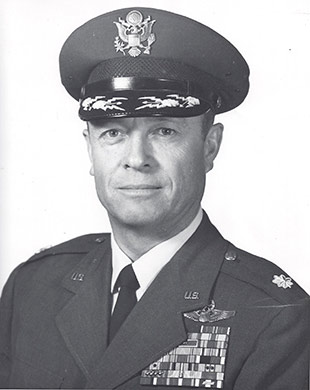 Lt. Col. Peter Weber Jr., USAF, in October 1968, two years before retirement. Photo courtesy of Darlene Weber.