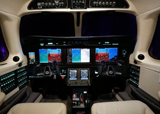 The M600 also includes avionics upgrades, such as the Garmin G3000 cockpit, the first use of the touchscreen system in a single-engine turboprop.