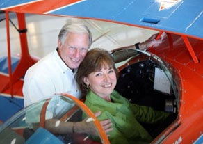 Marc and Terri Nathanson are among many husband-wife teams who make IAC competition possible. 