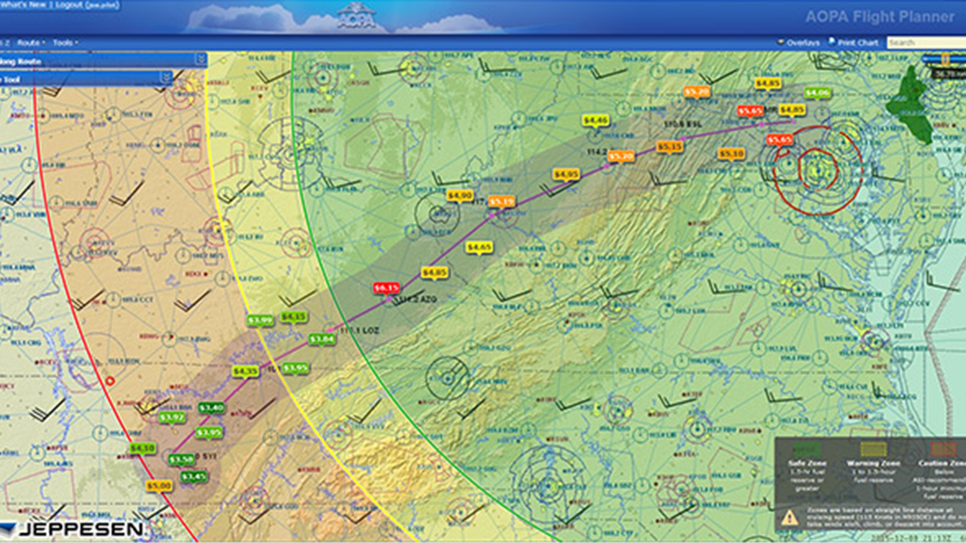 AOPA releases new versions of flight planning tools - AOPA