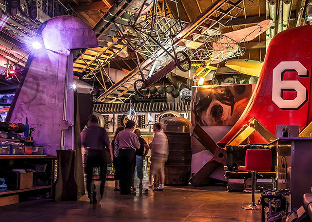 MotoArt's aviation-rich Los Angeles showroom is frequently used for photo shoots, special events, and parties. Photo courtesy of MotoArt.