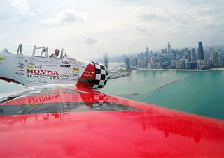 Riding along with the AeroShell team. Photo courtesy of Impreciv Systems. 