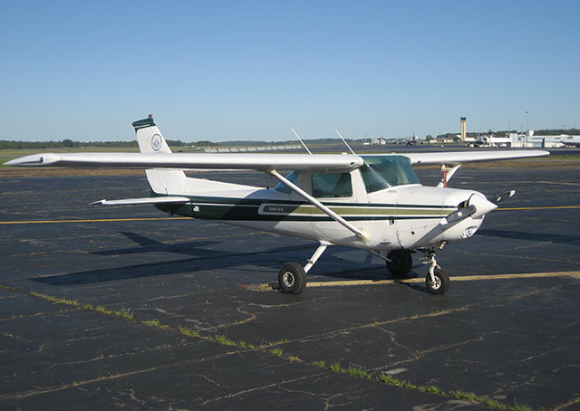 The University Flying Club’s Cessna 152. Photo courtesy Rick Eason.