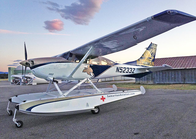 Samaritan Aviation's Cessna 206 on floats will soon be in service in Papua New Guinea. Photo courtesy of Samaritan Aviation.