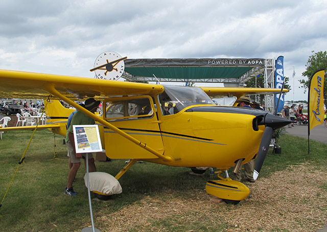 Yingling Aviation's Ascend 172, an extensively updated Cessna 172, was unveiled at AOPA's booth at EAA AirVenture 2015 in Oshkosh, Wisconsin. 