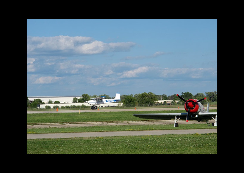Joe Dory IV performs in his first STOL competition at EAA AirVenture in 2015. Photo by Alyssa Cobb.