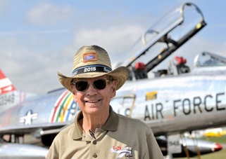 Gilbert and a Century-series fighter like the Wild Weasels he armed in the Air Force.