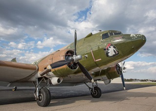 The C-47 that led the D-Day invasion of June 6, 1944 was discovered in a boneyard. Jim Koepnick photo courtesy of the Commemorative Air Force.