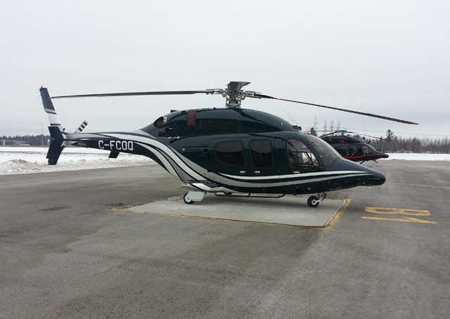 Bell delivers the Bell429WLG, a helicopter with wheeled landing gear.