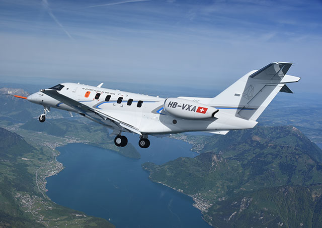 The Pilatus PC-24 made its maiden flight May 11.