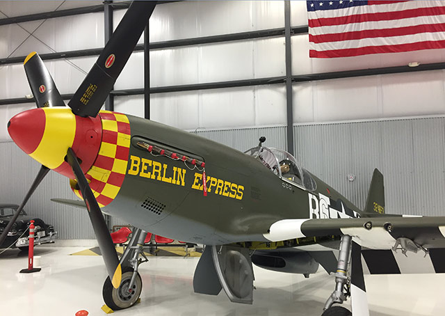 This very rare North American P-51B, <em>Berlin Express</em>, was recently restored by Pacific Fighters, based in Idaho Falls.