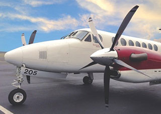 Hartzell offers swept-blade propellers for King Air 350s. Image courtesy of Hartzell.