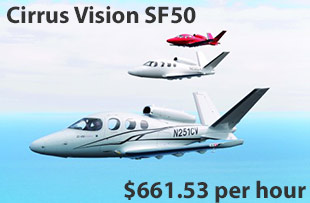 Cirrus Vision Jet hourly operating cost