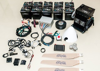 Pipistrel engineered its own battery management and control system electric aircraft application. Photo courtesy of Pipistrel. 