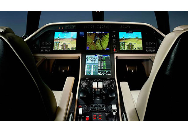 The Legacy 450 features Rockwell Collins Pro Line Fusion avionics.