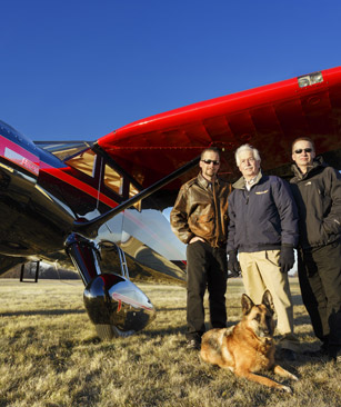 Rare Aircraft currently has 15 employees, including (left to right) Ben Redman, founder Roy Redman, and Jeremy Redman.